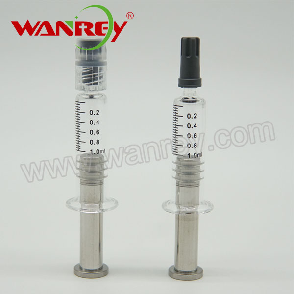 1ml Glass Syringe With Metal Plunger